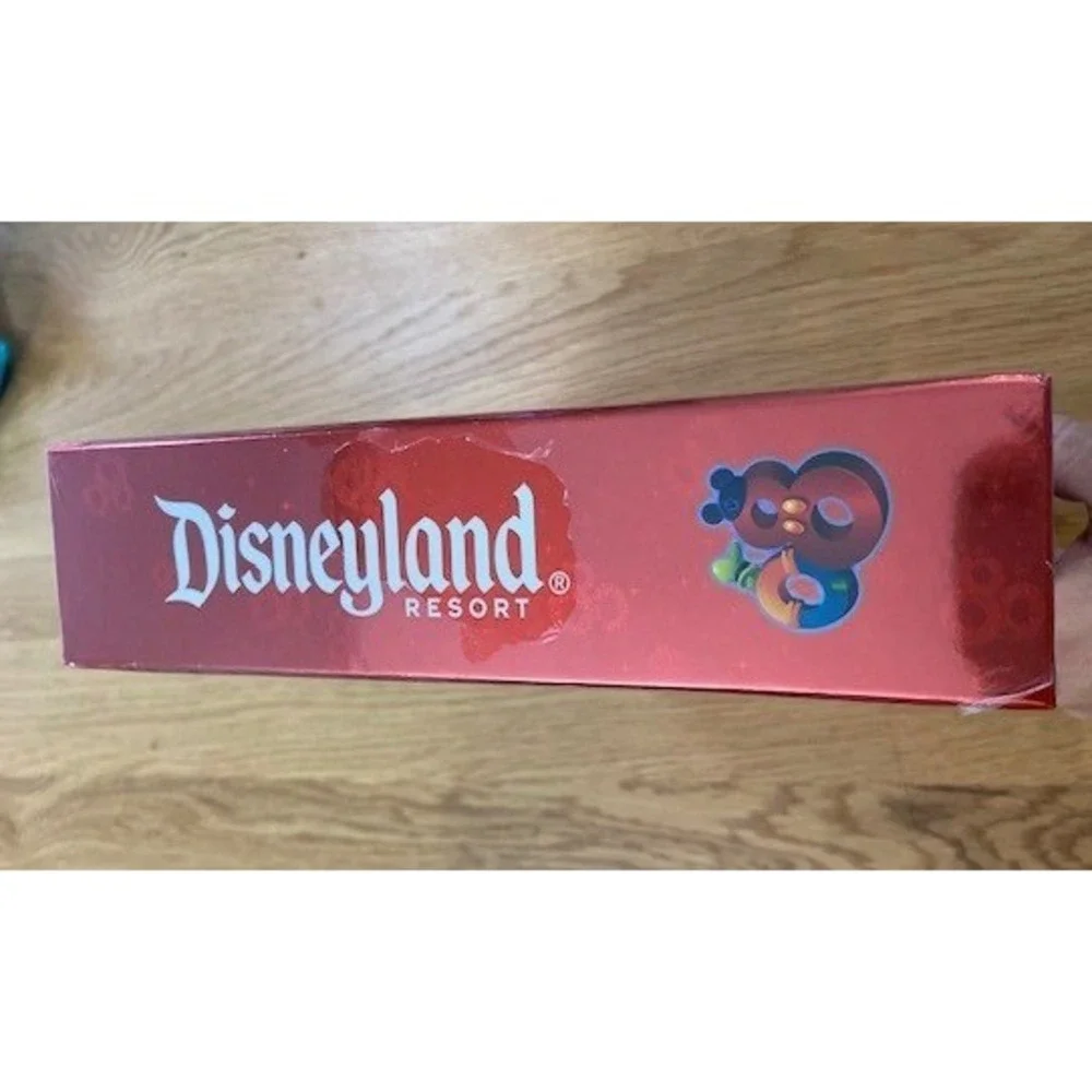 Disneyland Photo Album 2008 Red Mickey Friends New 200 Photos Metallic Frame